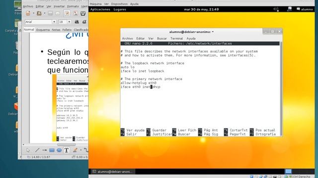 video configuración de red de linux debian смотреть онлайн