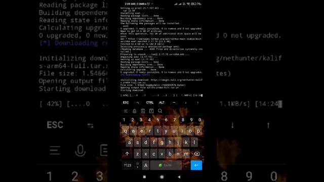 kali linux NetHunter pkg install by termux part 1 смотреть онлайн