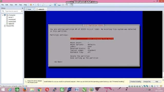 Instalasi Debian Raid 5 WmWare workstation 12 pro. смотреть онлайн
