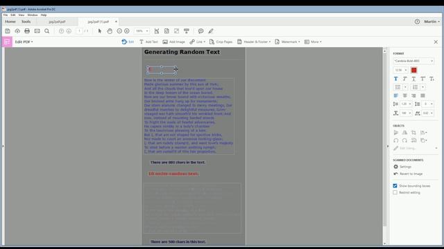 How to edit scanned PDF Background & text in Adobe Acrobat pro DC смотреть онлайн