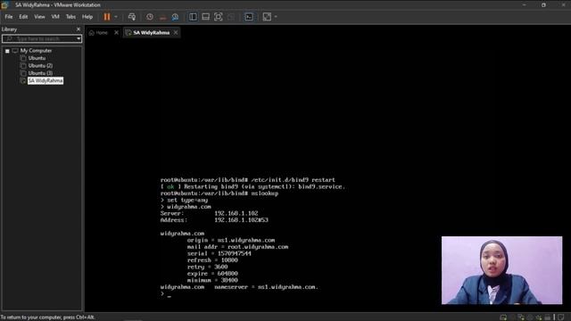 Instalasi Linux Ubuntu dan DNS Server | Widy Rahma Putri смотреть онлайн