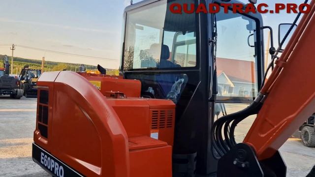 Мини-экскаватор/буровая QUADTRAC E60 PRO +7-909-630-90-90 смотреть онлайн