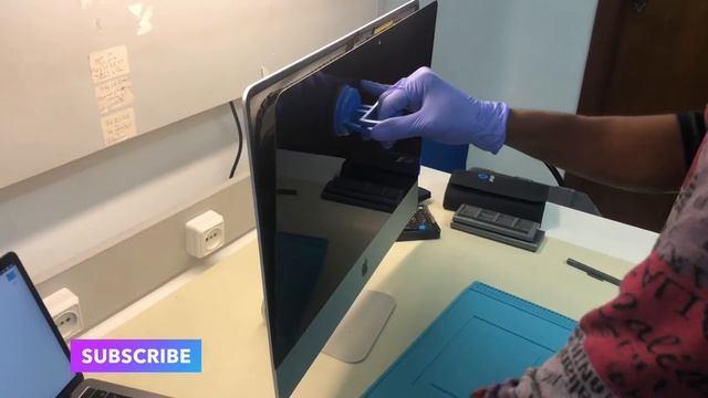 how to remove a front retina display on iMac 27 inch смотреть онлайн