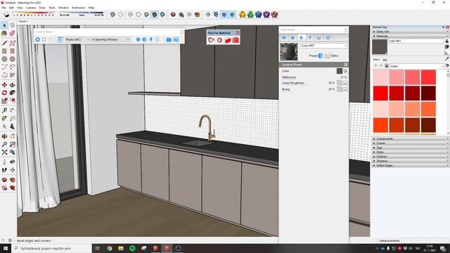 THEA RENDER for Sketchup - Basics - english subtitles смотреть онлайн