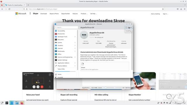 How to install Skype on KDE Neon смотреть онлайн