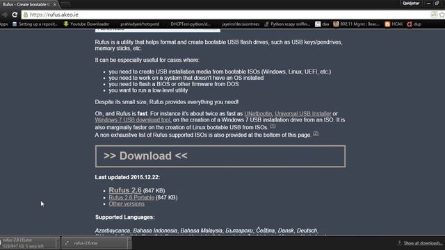 Creating a bootable Kali Linux pendrive in Windows смотреть онлайн