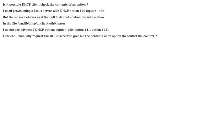 DevOps & SysAdmins: Check DHCP Option content смотреть онлайн
