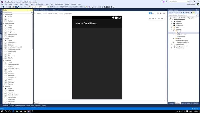 Xamarin Android : Master Detail View смотреть онлайн