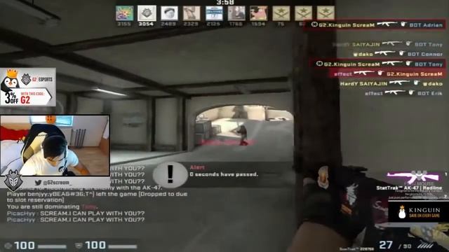 CS:GO - ScreaM Deathmatch Session 2016! ft. INSANE AIM on HSMod! (Birthday stream) смотреть онлайн