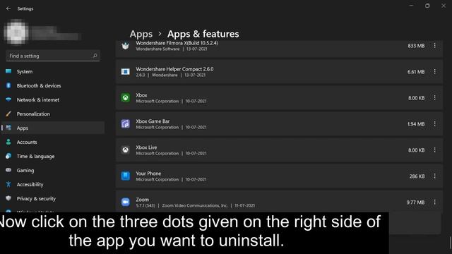 Uninstall an app *Windows 11 смотреть онлайн