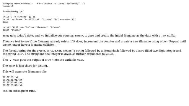 Unix & Linux: How do I create sequentially numbered file names in bash? (4 Solutions!!) смотреть онлайн