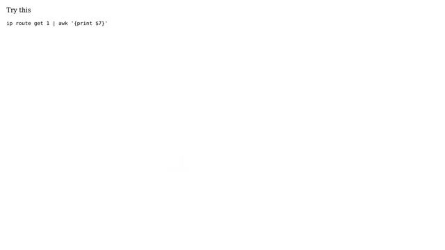 Unix & Linux: Get local IP address from "ip route" cross-platform (3 Solutions!!) смотреть онлайн