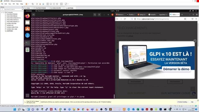 Partie 61 Installation de GLPI 9 5 6 sur CentOS 8.5 смотреть онлайн