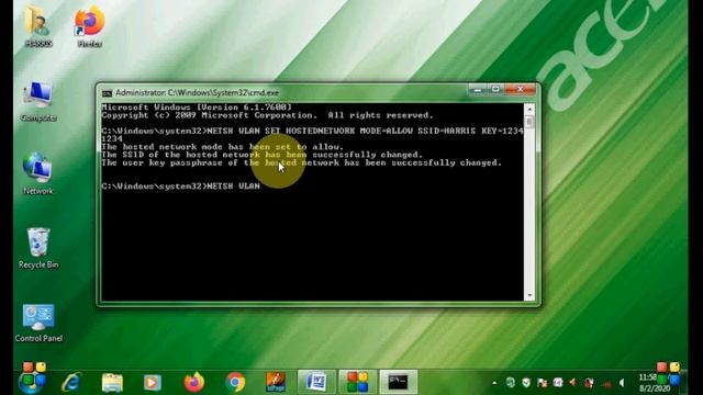 How to Setup a WiFi Hot-spot in Windows using CMD (Command Prompt) смотреть онлайн