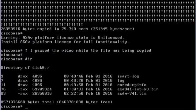 Upgrading ASDM to ASDM 741 on Cisco ASAv смотреть онлайн