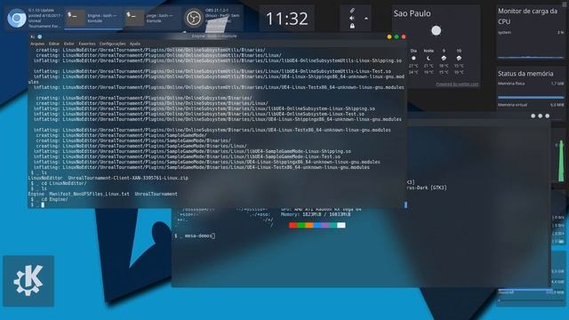 Unreal Tournament 2016 - ArchLinux смотреть онлайн