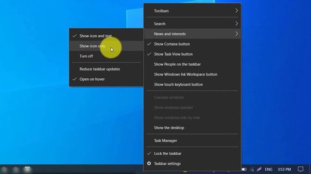 How to disable News widget on windows 10 taskbar | off Microsoft News Interests Widget From Taskbar смотреть онлайн
