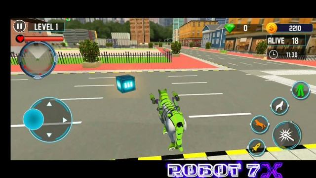 Wolf Robot Transforming Games - Robot Car Games Android gameplay смотреть онлайн