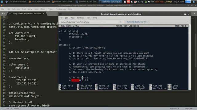 Bind9 DNS Forwarders/DNS Cache смотреть онлайн