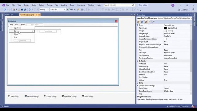 Text editor in C# Windows Application | Visual Studio | Hindi | Urdu смотреть онлайн