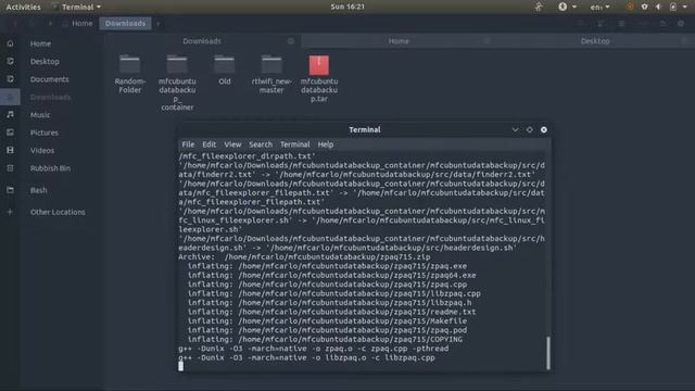 MFC Ubuntu Data Backup - Installation Demo смотреть онлайн