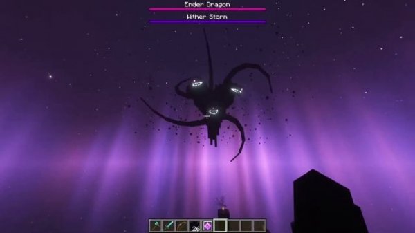 Who Will Win ?!? - Wither Storm vs Ender Dragon - Minecraft 1.19 Cracker's Wither Storm mod