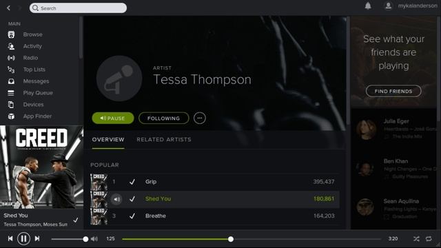 Spotify Linux Preview - Tessa Thompson - GO GET THIS MUSIC смотреть онлайн