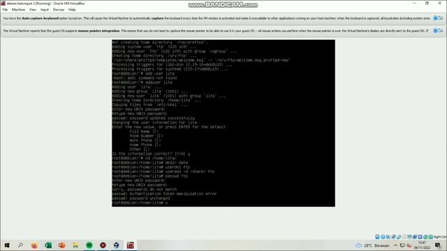 Tutorial Instalasi FTP Server Pada Debian 8 смотреть онлайн