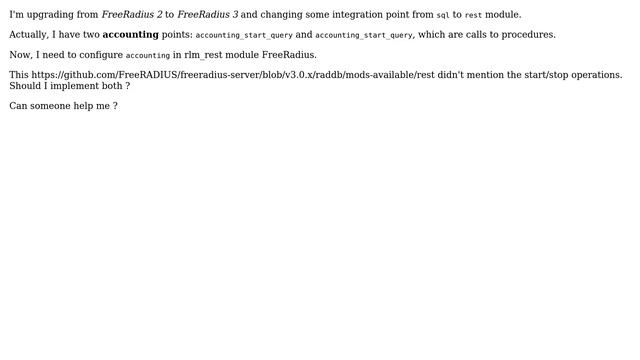 Configuring rlm_rest module in FreeRadius for accounting смотреть онлайн