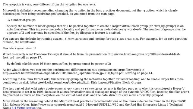 DevOps & SysAdmins: What does the mkfs.ext4 -G option do? смотреть онлайн