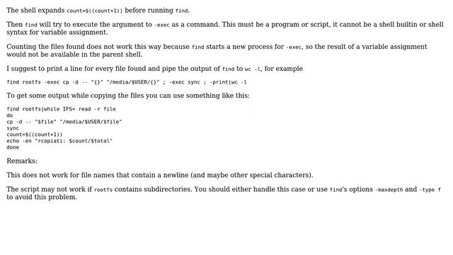 Unix & Linux: find: count=1 : No such file or directory (2 Solutions!!) смотреть онлайн