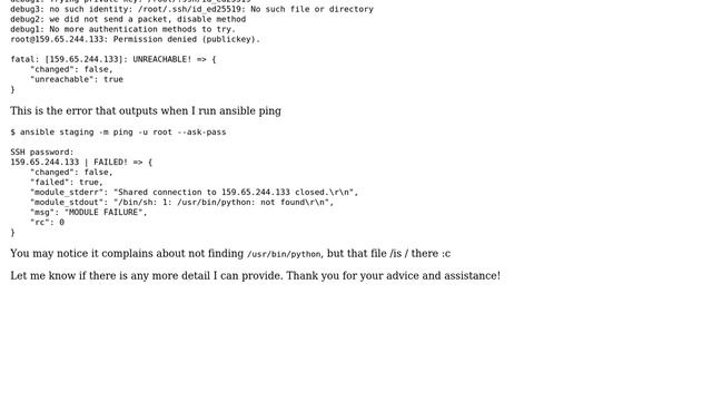 Error provisioning server with ansible (3 Solutions!!) смотреть онлайн