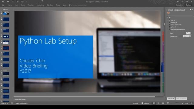 Code Python - Lab Setup смотреть онлайн