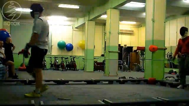 Школа Поток, ножевое фехтование. Аттестация, Хохлов Сергей.
