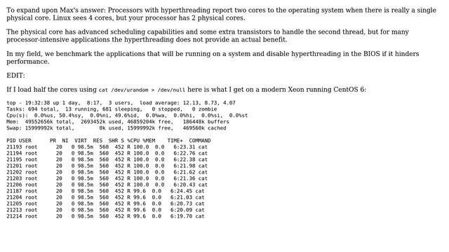 Unix & Linux: Top says 100% CPU used, but 50% of cores idle? (5 Solutions!!) смотреть онлайн