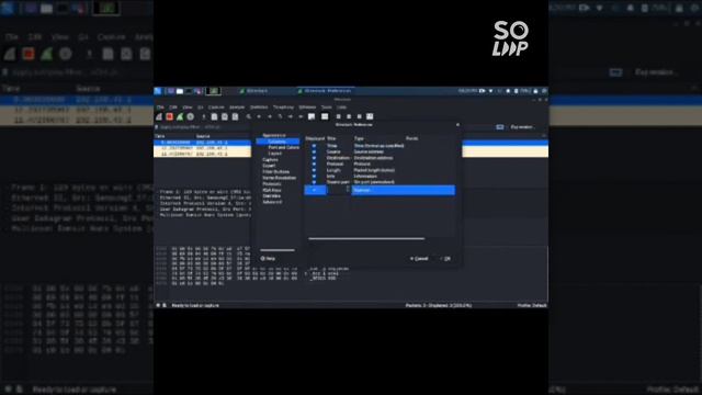 merubah tampilan wireshark pada kali Linux смотреть онлайн