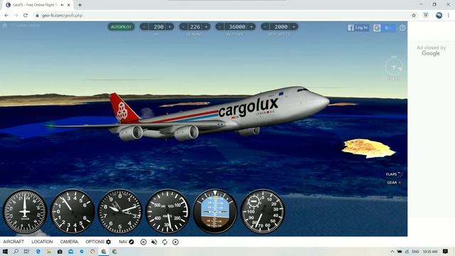 B747 Cargolux all 4 thrust reversers deployed while climbing FL 360, finally it crashed to the ocea смотреть онлайн