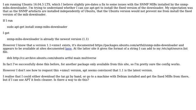 DevOps & SysAdmins: Ubuntu versions and using apt-get for SNMP mib downloader смотреть онлайн