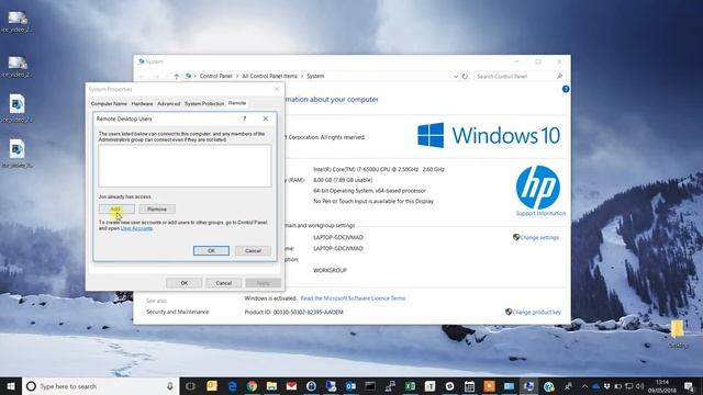 Enable Remote Desktop on Windows 10 смотреть онлайн