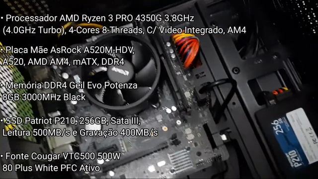 UNBOXING DO MEU PRIMEIRO PC (Terabyte-shop) e mostrando setup смотреть онлайн