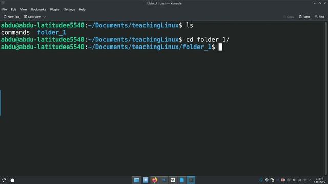 1 - enter folders and go back from them in linux or go to home directory смотреть онлайн