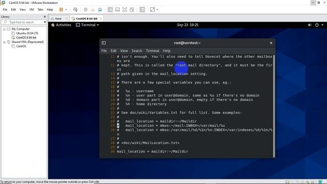 Configuration de DOVECOT sous CentOS 8 смотреть онлайн