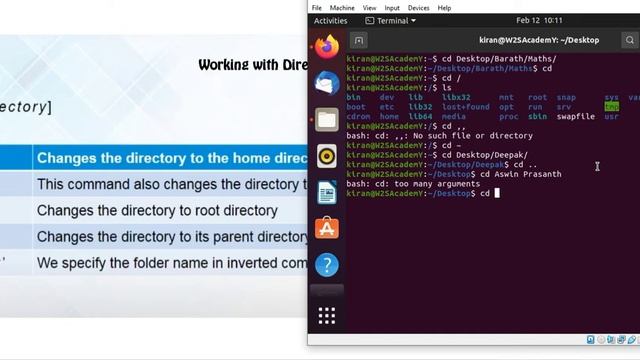 'cd' Change Directory Commands | Basics of LINUX | Part 3 смотреть онлайн