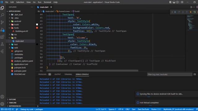 06 - Flutter Rich Text Widget Tutorial | Course FLutter بالعربي смотреть онлайн