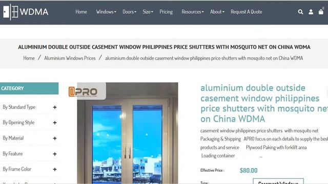 China WDMA Aluminium Windows Prices смотреть онлайн