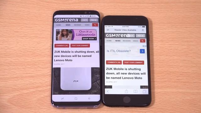 Galaxy S8 VS iPhone 7 Plus neck to neck comparison (Speed, Camera, Video Test) смотреть онлайн