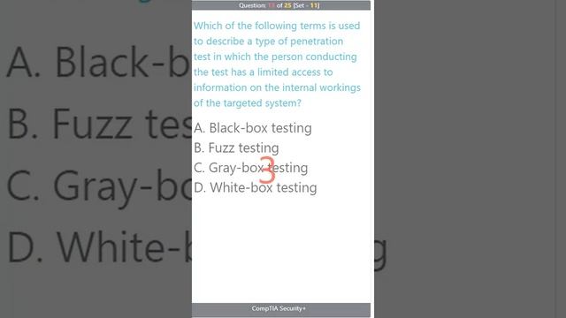 Set-11 CompTIA Security+(SY0 501), Practice Test, Portrait Mode смотреть онлайн