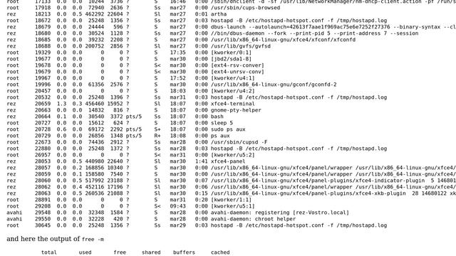 Ubuntu: Memory is taken up by "invisible" threads смотреть онлайн