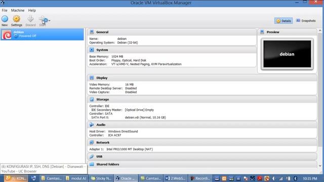 Debian Atur Web server dan DHCP смотреть онлайн