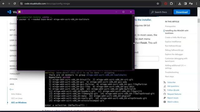 Run First C/C++ program in Vs Code #c/c++ смотреть онлайн